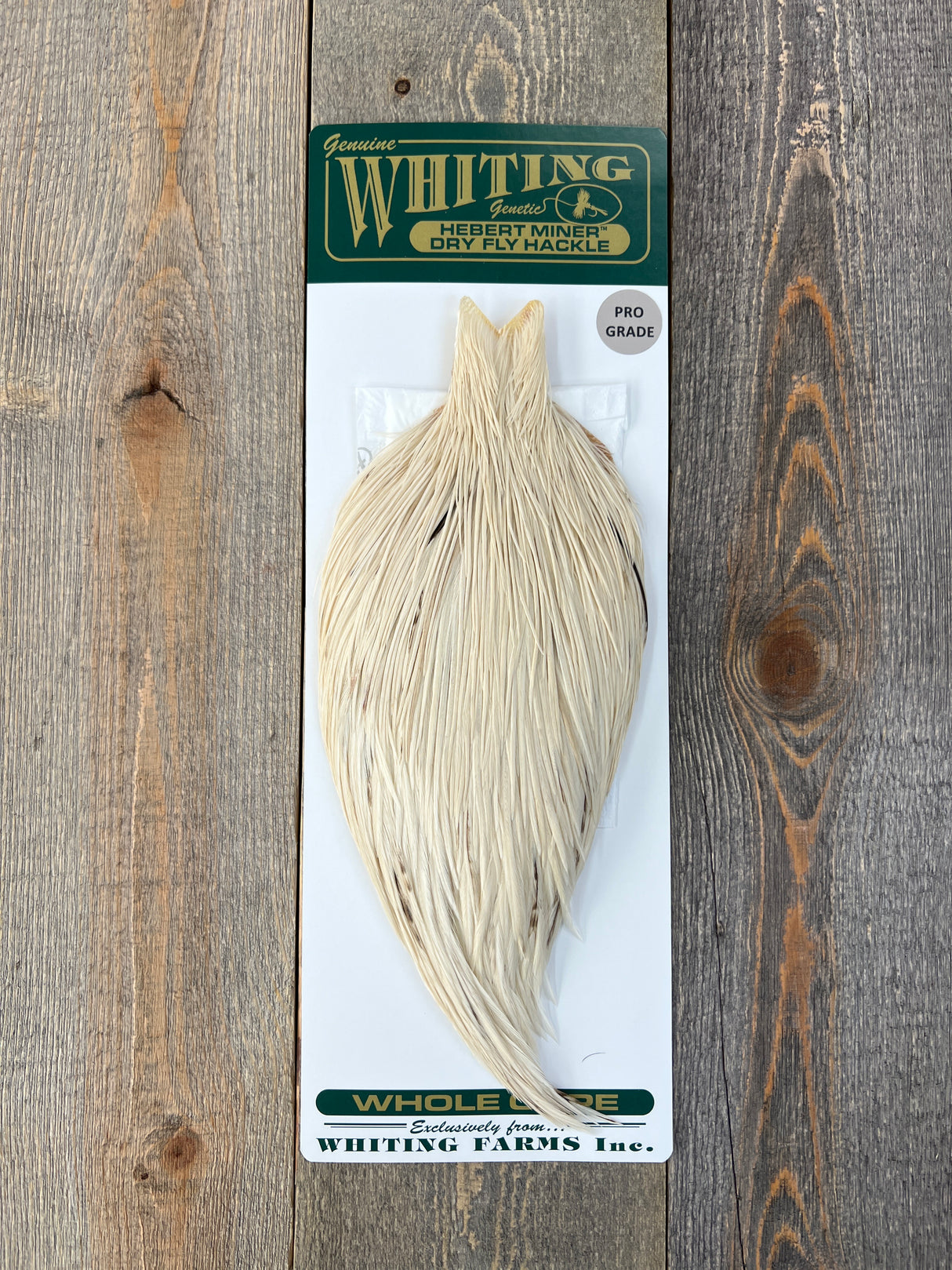 Hebert Pro Grade Cape Cream Dry Fly Hackle