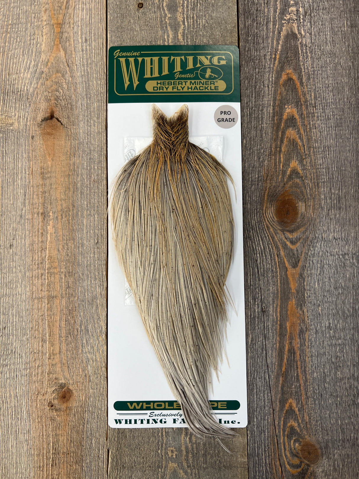 Hebert Pro Grade Cape Light Ginger Dun Dry Fly Hackle