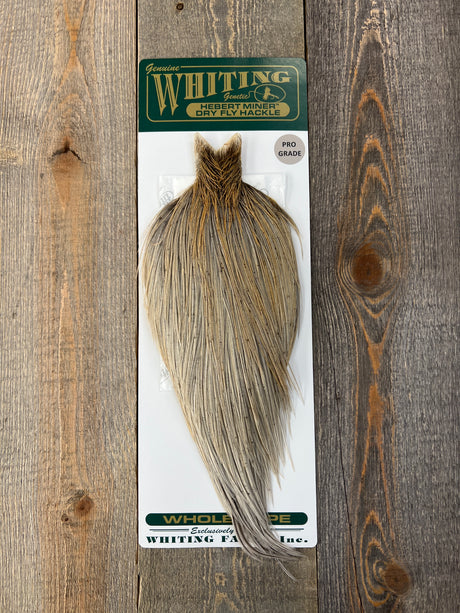 Hebert Pro Grade Cape Light Ginger Dun Dry Fly Hackle