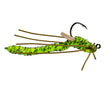 Hogan's Headstand Jig Fly Chartreuse / 4 Warmwater Flies