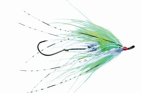 Hoh Bo Spey Chartreuse/Blue Flies