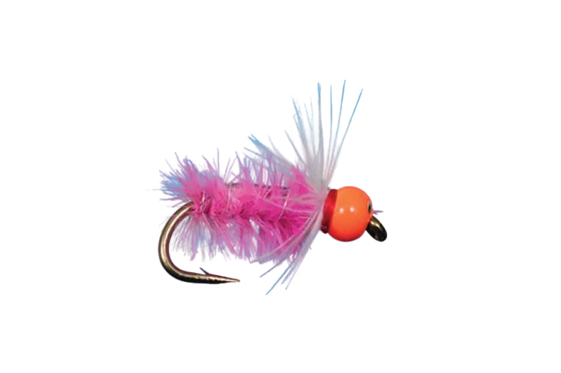 Hot Head Sow Bug - Flashback Pink / 14 Trout Flies