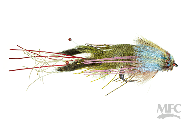 Hughes' Fleein' Cray Citrus / 2/0 Warmwater Flies