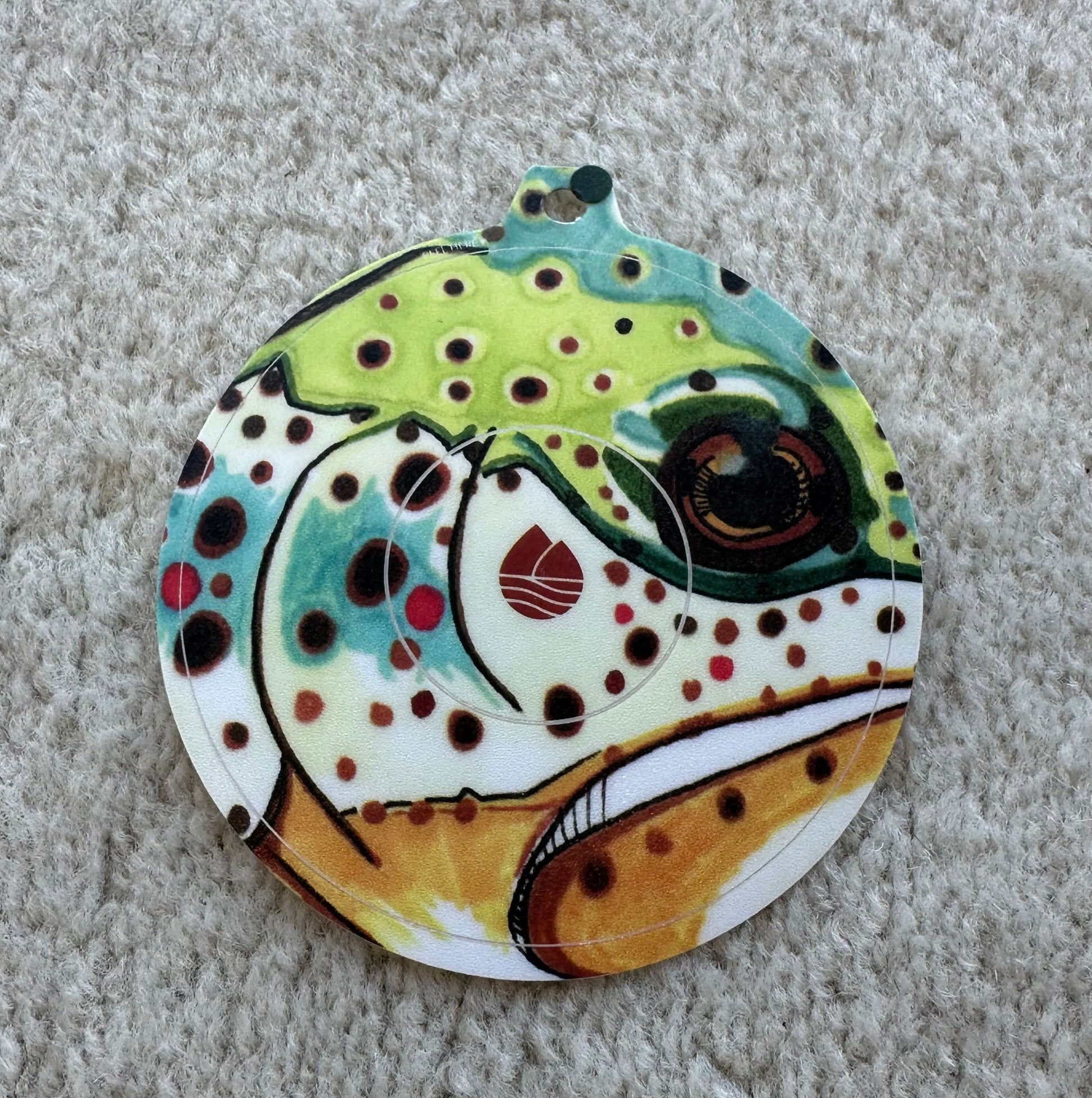 I.D Reel Decal 7/8/9 Brown Badger