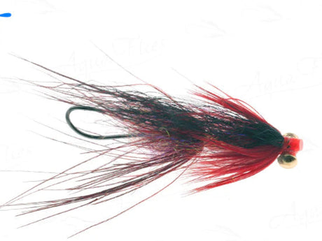 Jeremiah's Little Invader Tube Fly Claret Trout Flies