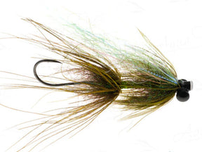 Jeremiah's Little Invader Tube Fly Olive Trout Flies