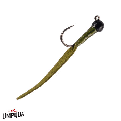Jigged Leather Leech Winkler Olive / 10 Trout Flies