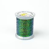 Lagartun Mini Flat Braid Dark Peacock Wires, Tinsels