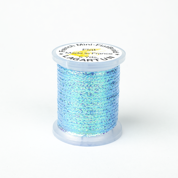 Lagartun Mini Flat Braid Fluor Blue Wires, Tinsels