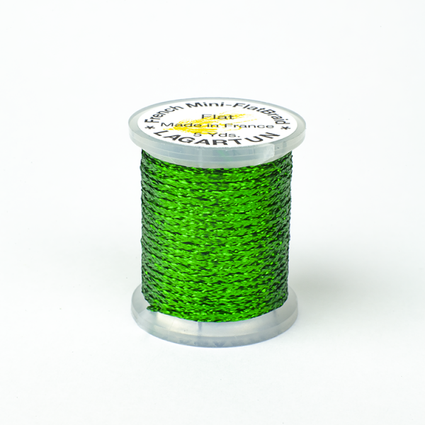 Lagartun Mini Flat Braid Green Wires, Tinsels