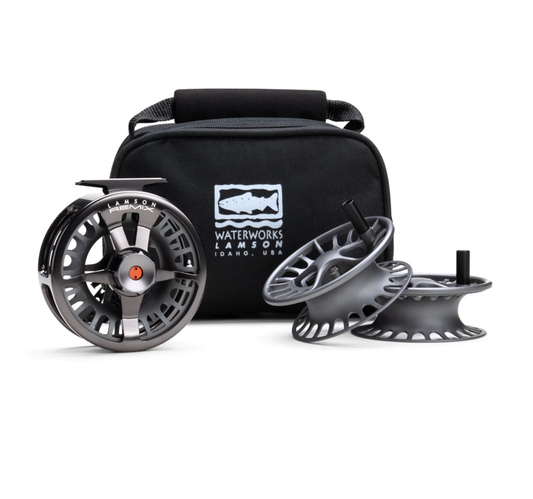 Lamson Remix S-Series HD Fly Reel 3 Pack Smoke / -7+ Fly Reel