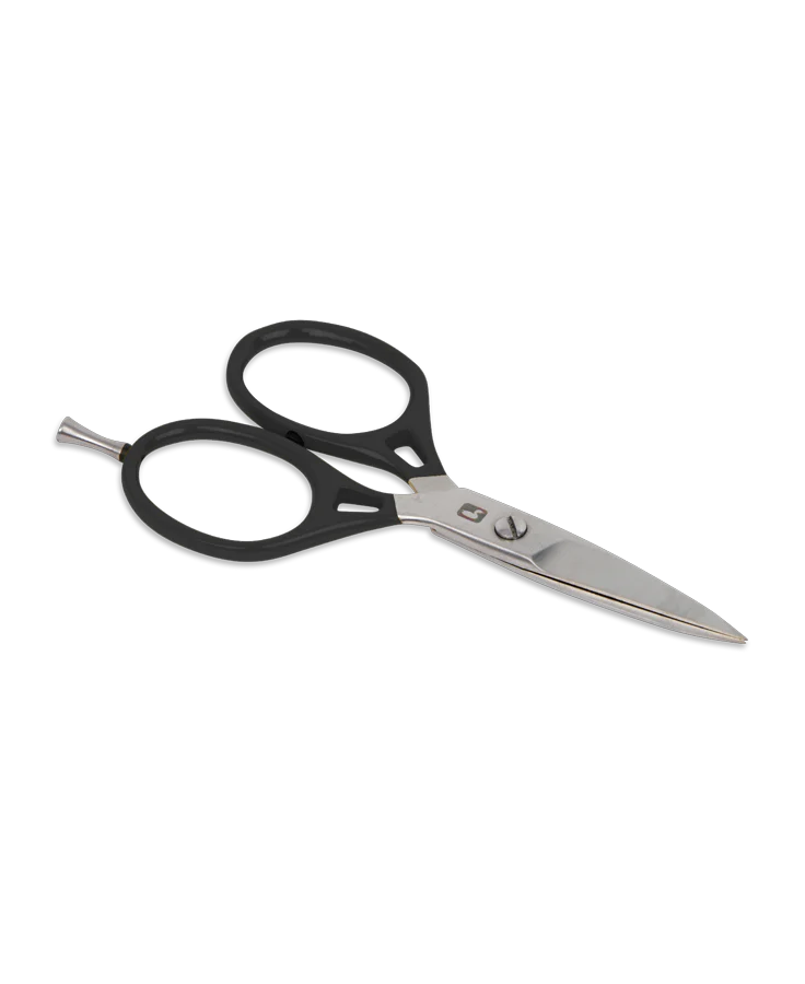 Loon Black Ergo Prime Scissors 6" w/ Precision Peg Fly Tying Tool