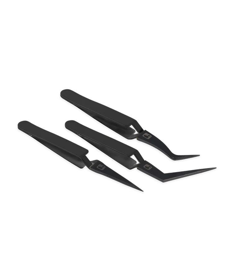 Loon D-Loop Tweezer Kit- Black Fly tying tool