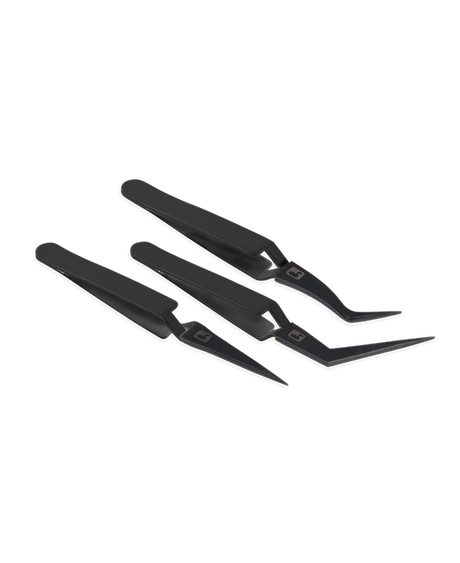 Loon D-Loop Tweezer Kit- Black Fly tying tool