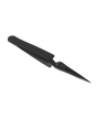 Loon Mini Straight D-Loop Tweezer- Black