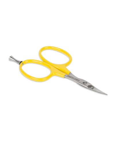 Loon Tungsten Carbide Curved All Purpose Scissor w/ Precision Peg Fly Tying Tool