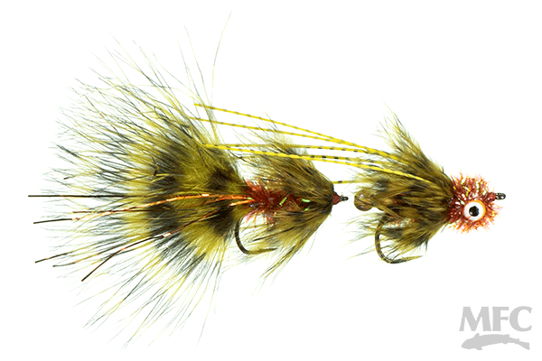 Maddin's OG Mini Circus Peanut size 6 Rootbeer Flies