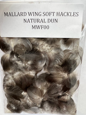 Mallard Wing Soft Hackle Feathers Natural Saddle Hackle, Hen Hackle, Asst. Feathers