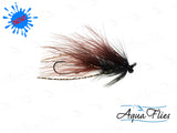 Mattioli's Trout Spey Bugger Brown - Black Eye TROUT FLIES