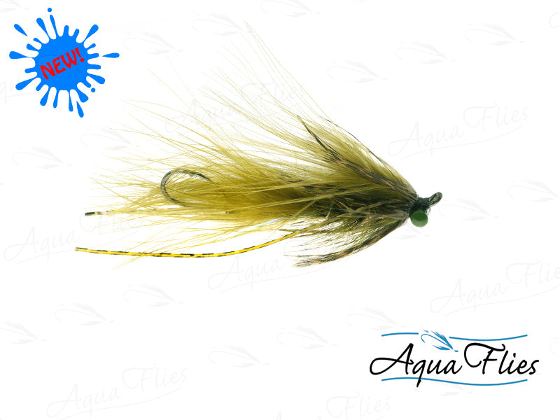 Mattioli's Trout Spey Bugger Olive TROUT FLIES