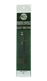 Metz Hackle Select 3 Size Pack Dry Fly Hackle