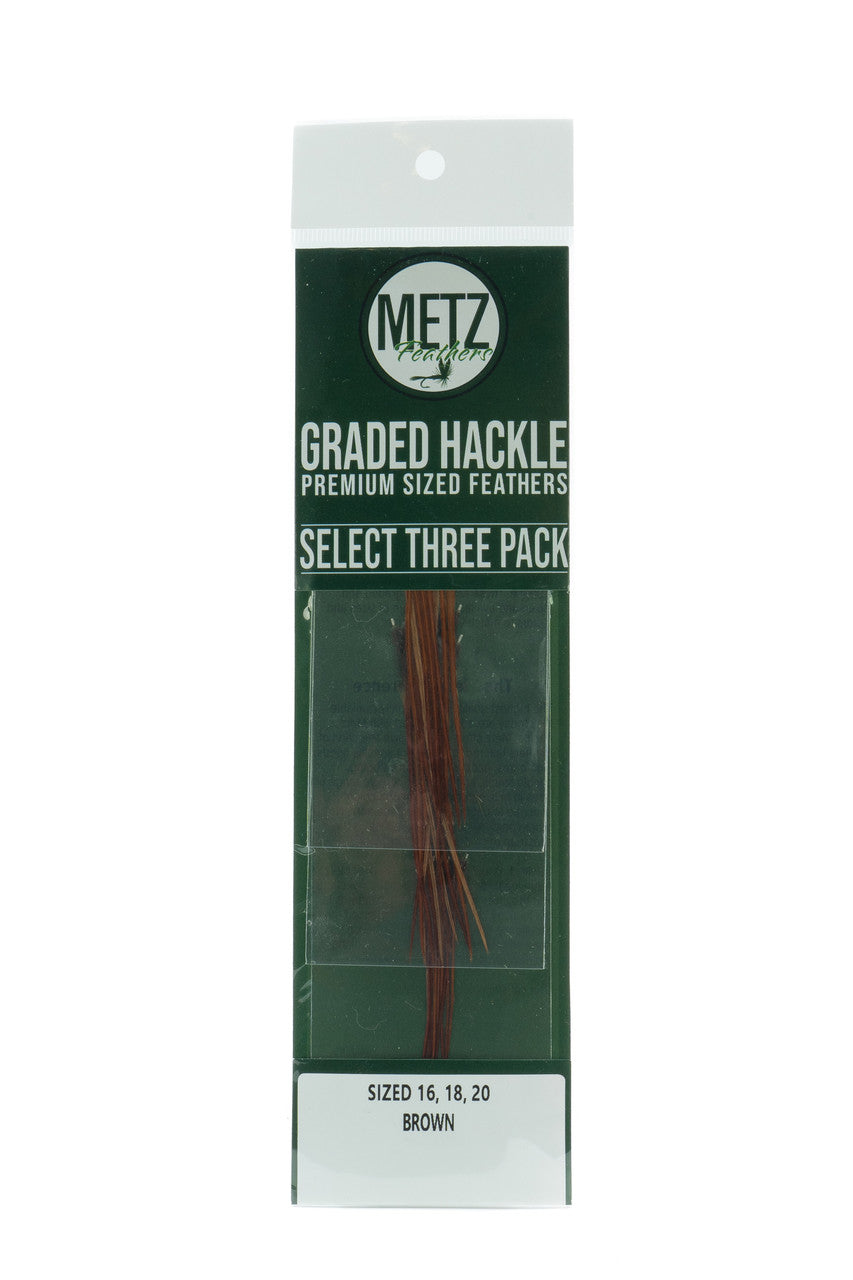 Metz Hackle Select 3 Size Pack – Dakota Angler & Outfitter