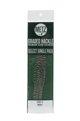 Metz Hackle Select Single Size Pack Dry Fly Hackle