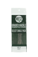 Metz Hackle Select Single Size Pack Dry Fly Hackle