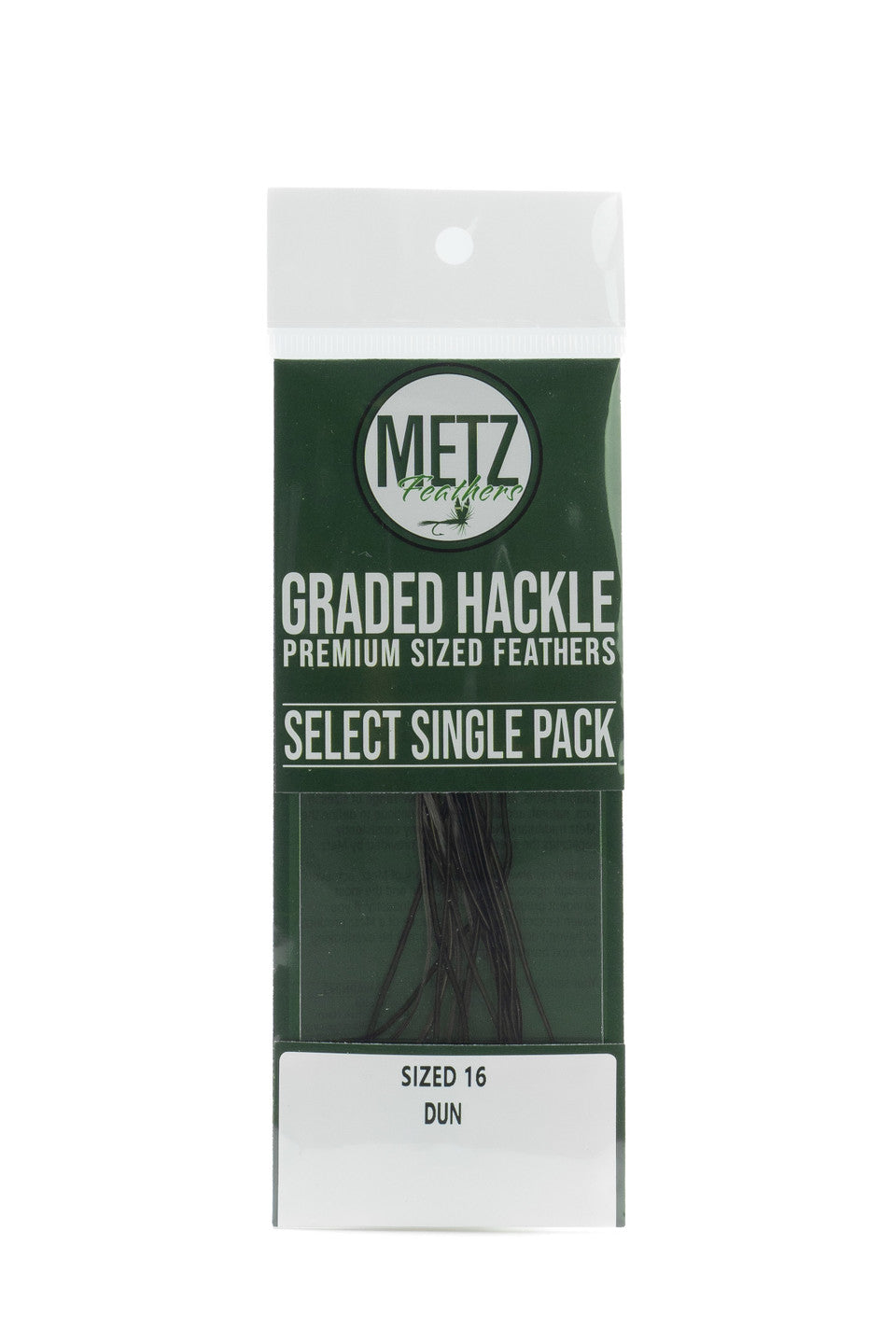 Metz Hackle Select Single Size Pack Dry Fly Hackle