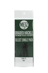 Metz Hackle Select Single Size Pack Dry Fly Hackle