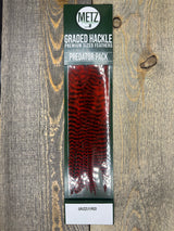 Metz Predator Pack Grizzly/Red Streamer Feathers