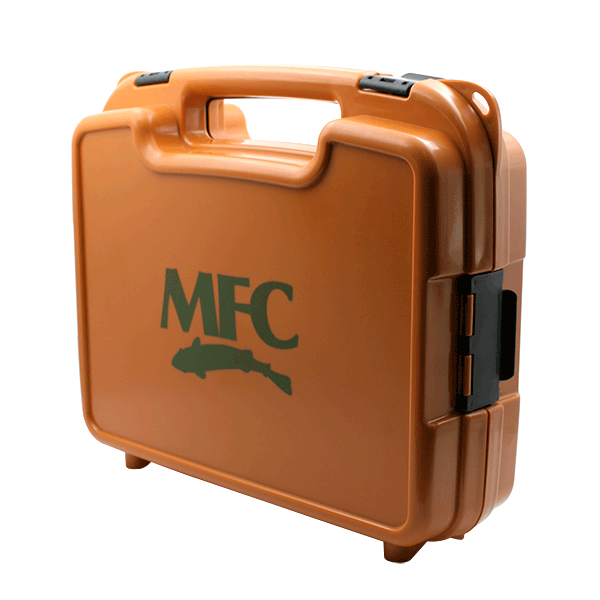 MFC Boat Box Burnt Orange Fly Box