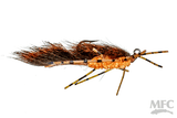 MFC Jig Squirdle Bug Craw over Rust/Orange / #08 Trout Flies