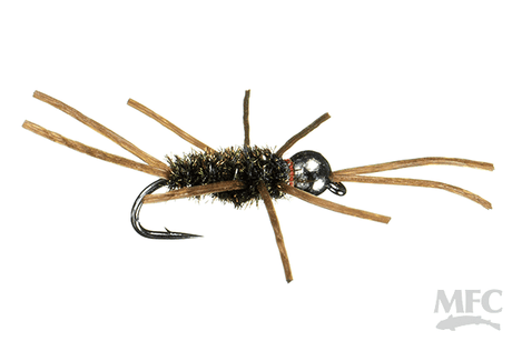 MFC Micro Flexi Girdle Bug Peacock / 14 3.3mm Trout Flies