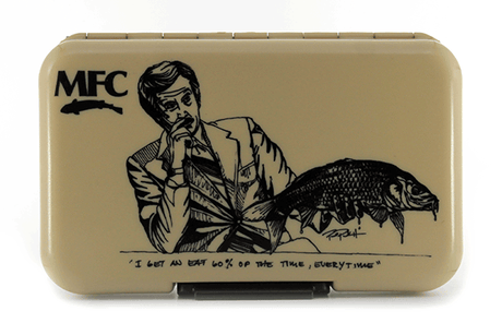MFC Poly Fly Box Pucket's Ron Burgundy Fly Box
