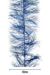 MFC Senyo's Peppered Satin Chenille Blue / 40mm Chenille