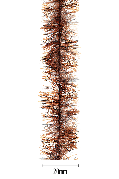 MFC Senyo's Peppered Satin Chenille Brown / 20mm Chenille