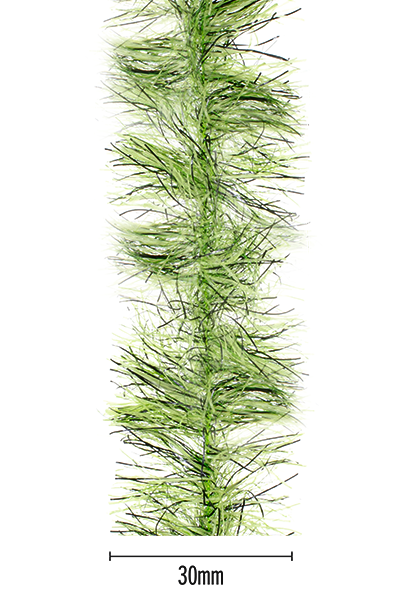 MFC Senyo's Peppered Satin Chenille Chartreuse / 30mm Chenille