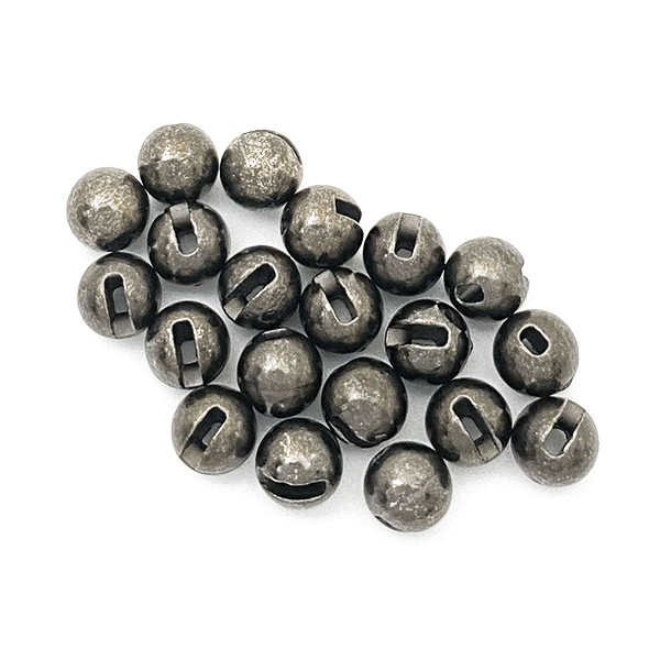 MFC Slotted Tungsten Beads 20 Pack Black Nickel / 2.0mm (5/64") Beads, Eyes, Coneheads