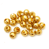 MFC Slotted Tungsten Beads 20 Pack Gold / 2.0mm (5/64") Beads, Eyes, Coneheads