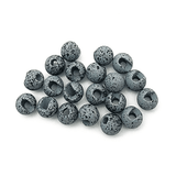 MFC Slotted Tungsten Beads 20 Pack Mottled Matte Gray / 2.4mm (3/32") Beads, Eyes, Coneheads