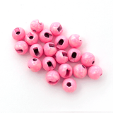 MFC Slotted Tungsten Beads 20 Pack Mottled Matte Light Pink / 2.4mm (3/32") Beads, Eyes, Coneheads
