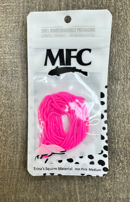 MFC Trina's Squirm Material Hot Pink / Medium Chenilles, Body Materials