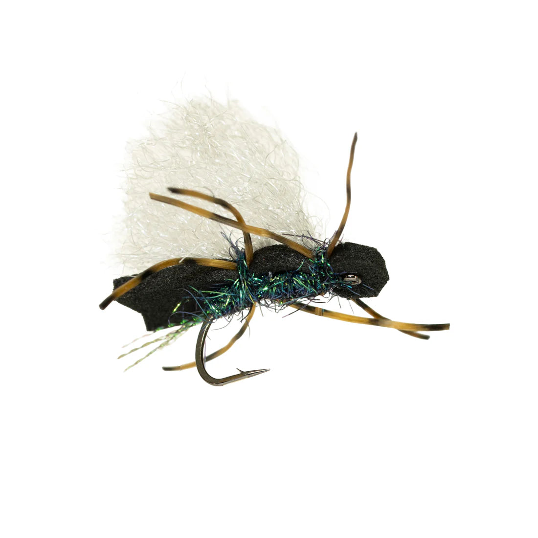 Micro Chubby Chernobyl Peacock / 14 Trout Flies