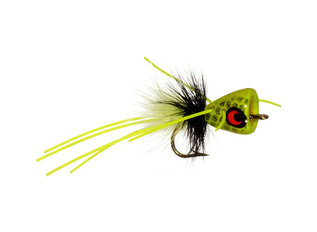 Micro-Me Pop Frog Chartreuse / 4 Poppers & Divers