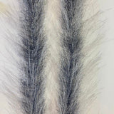 Mimic Faux Feather Brush 1" / Silver Back Chenilles, Body Materials