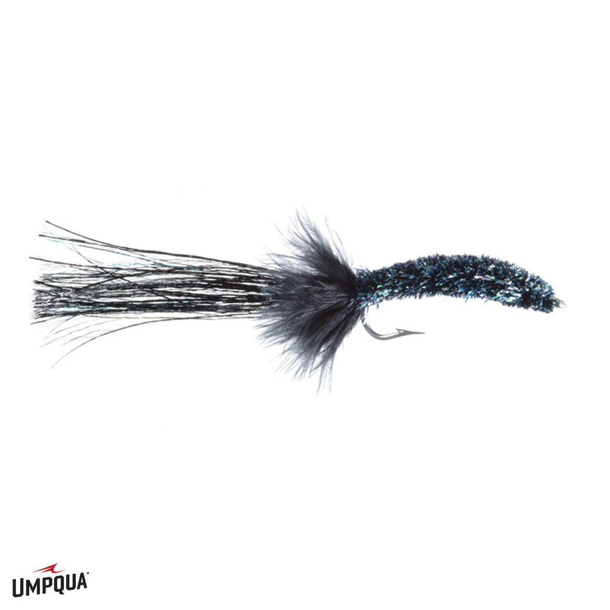 Murdich Wiggler- size 2 Black Flies