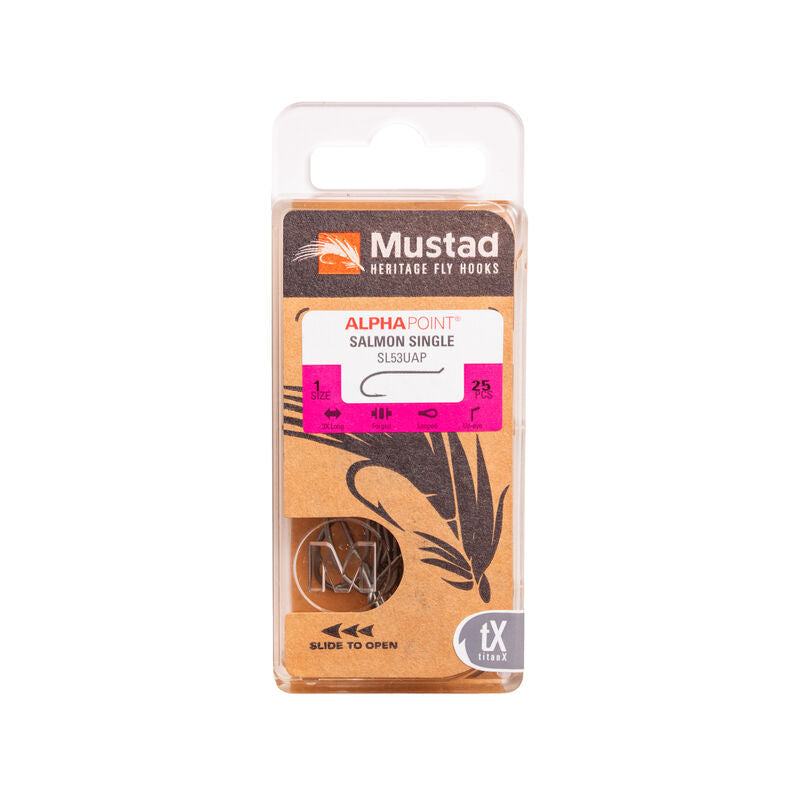 マスタッド　フライフック等 マスタッドフック Mustad リーダ付 シングルフック【ビッグ