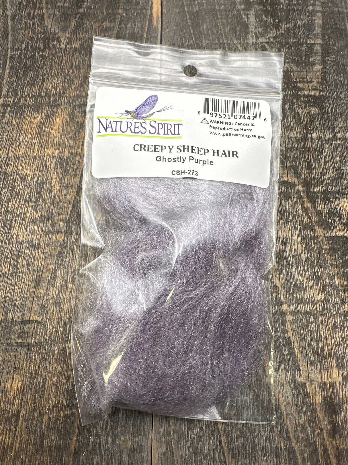 Nature's Spirit Creepy Sheep Hair Ghostly Purple Hair, Fur