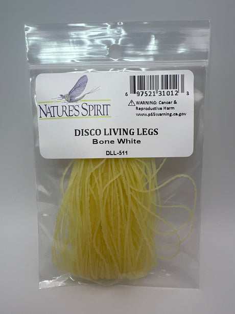 Nature's Spirit Disco Living Legs Bone White Rubber Legs